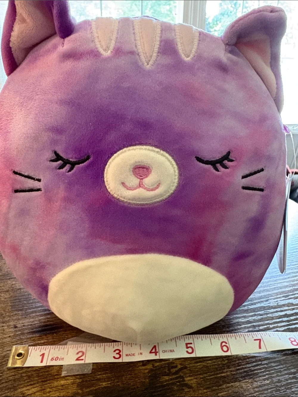 NWT—Squishmallow—Carli—Purple Cat